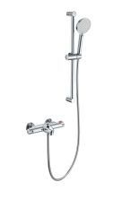 Смеситель для ванны с душевым гарнитуром и термостатом WONZON & WOGHAND, Хром (WW-C2001-A-CR)