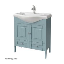 Caprigo Тумба с раковиной GENOVA 80 см, синяя 34412 2