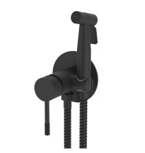 Смеситель с гигиеническим душем, встраиваемый ViEiR Omodeo, черный V403553C