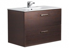 Тумба подвесная Roca Victoria Nord с раковиной 80 см, венге Z.RU90.0.003.1; 7.3279.9.C00.0
