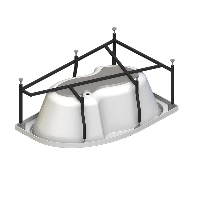 Приобрести радомир акриловая ванна ирма 3 160x105 см r ( комплект каркас )