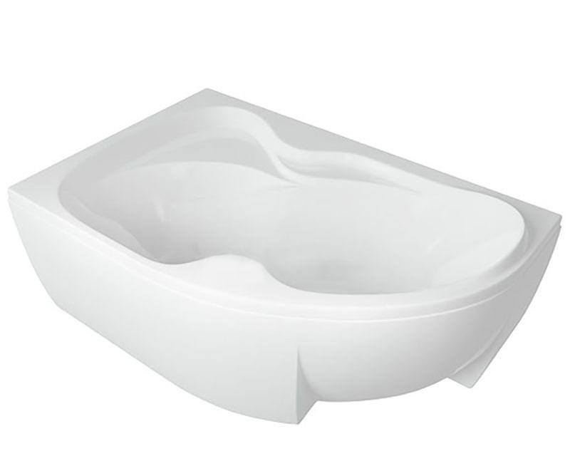 Приобрести акриловая ванна асимметричная aquatek вега l 170x105 см
