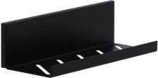 Aquanet Полка Магнум 30x80 см черная матовая, открытая 00302224