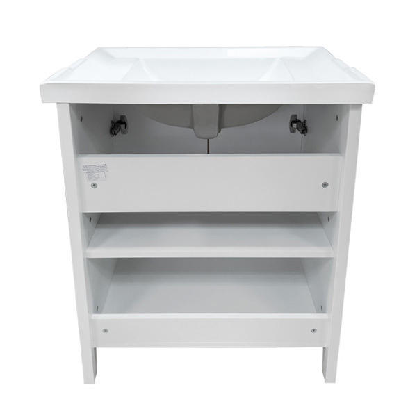 Приобрести сomforty тумба с раковиной тбилиси 70 см, белая глянцевая