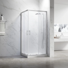Veconi Душевое ограждение Rovigo 80х100 см, хром,прозрачное RV27CH-10080-01-C8