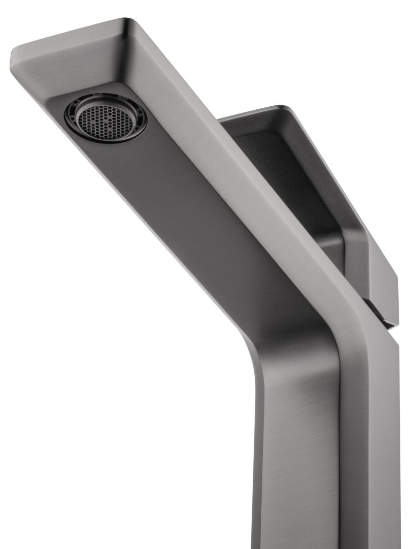 Приобрести смеситель для раковины высокий wonzon & woghand diamond, темный графит (ww-88239011-bgm)