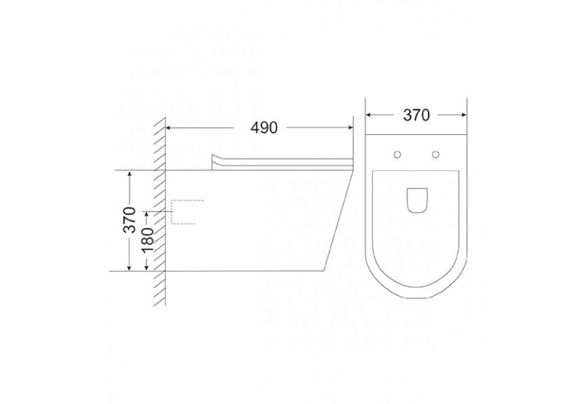 Приобрести подвесной унитаз безободковый sole torr с крышкой микролифт