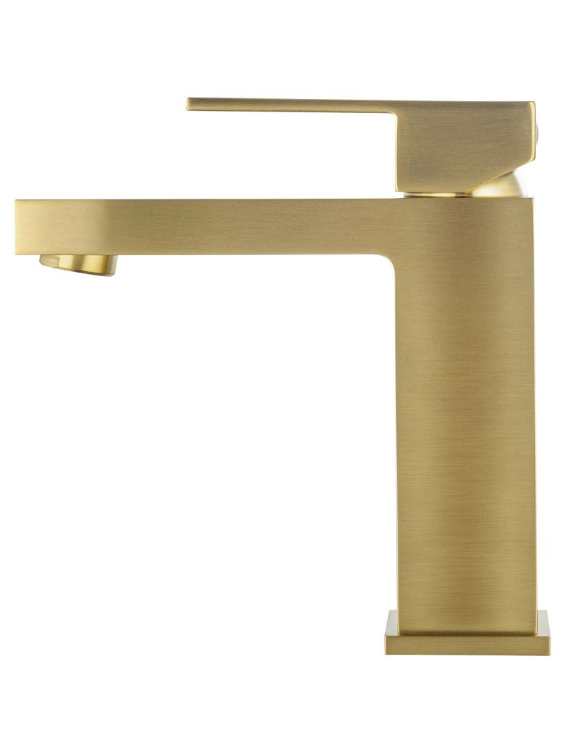 Приобрести смеситель для раковины wonzon & woghand cube, брашированное золото (ww-88139016-bg)