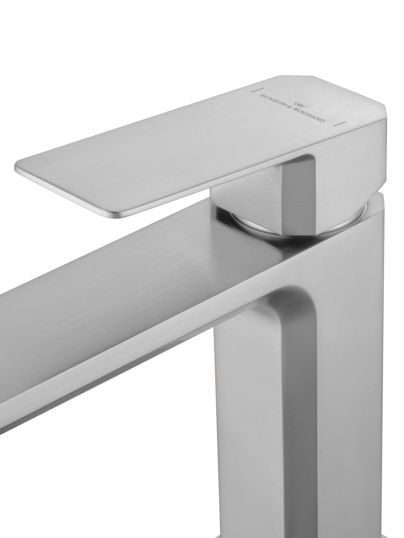 Приобрести смеситель для раковины wonzon & woghand diamond, брашированный никель (ww-88139011-bn)