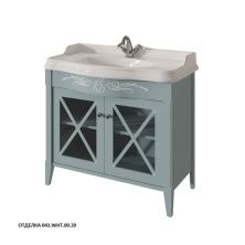 Caprigo Тумба с раковиной NAPOLI 90 см, голубая, эмаль