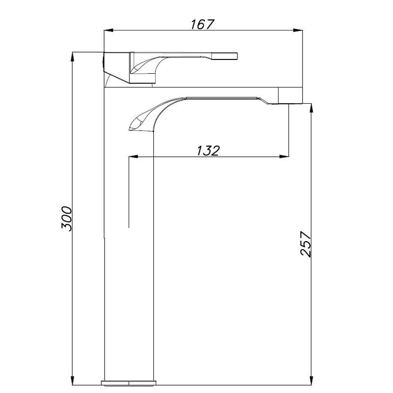 Приобрести смеситель для раковины azario viano, высокий, хром az-15834551