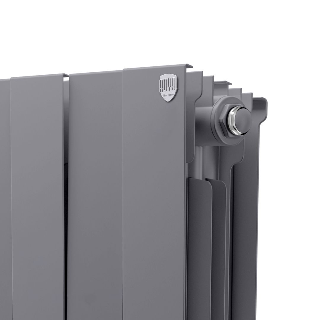 Приобрести royal thermo радиатор биметаллический pianoforte 300 /silver satin ( серебристый ) - 8 секц.