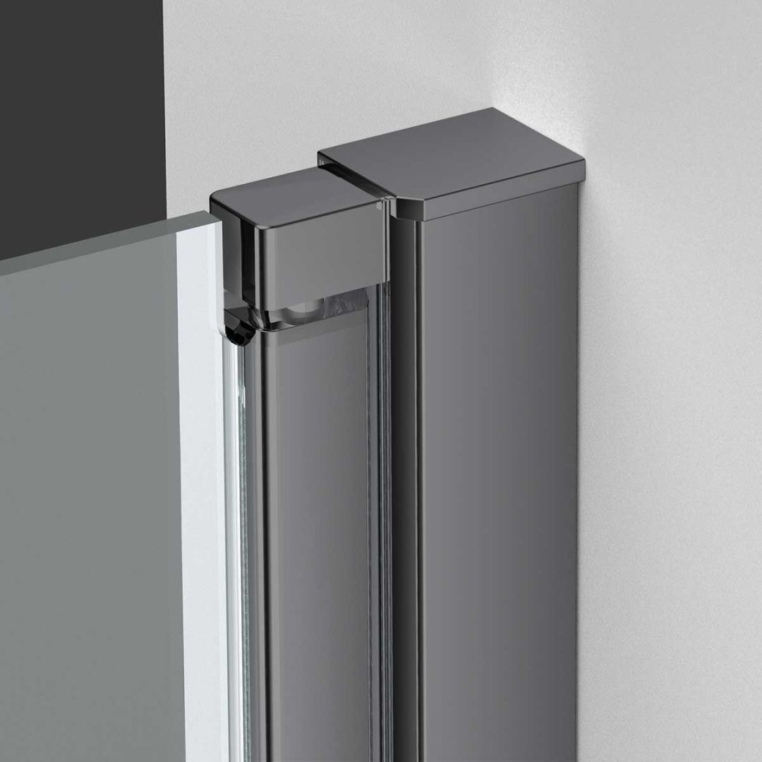 Приобрести vincea душевая дверь alpha 70 см, прозрачное, оружейная сталь vdp-3al700clgm