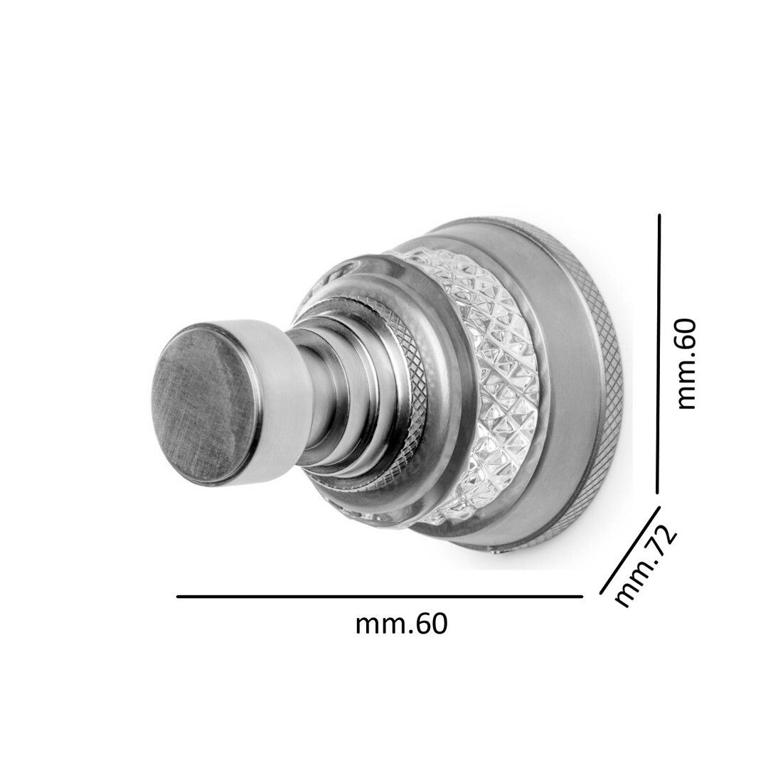 Приобрести boheme крючок для ванной комнаты aura, хром\кристаллы 10246-cr