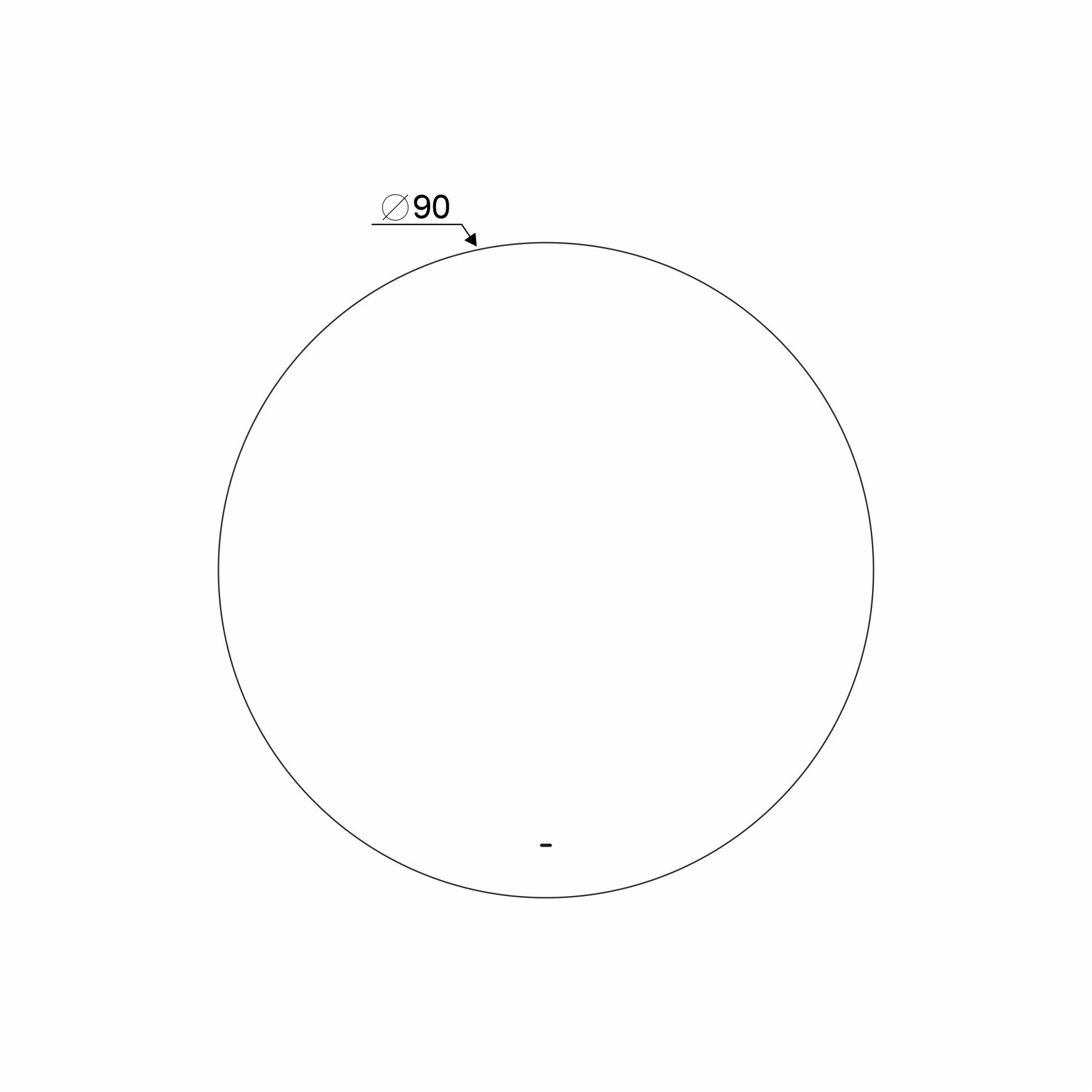 Приобрести mirsant зеркало sphere 90х90 см, с подсветкой ут000093181