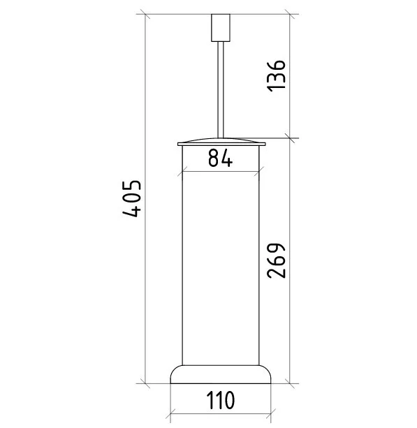 Приобрести boheme ершик для унитаза royale cristal, хром\белый 10928-cr
