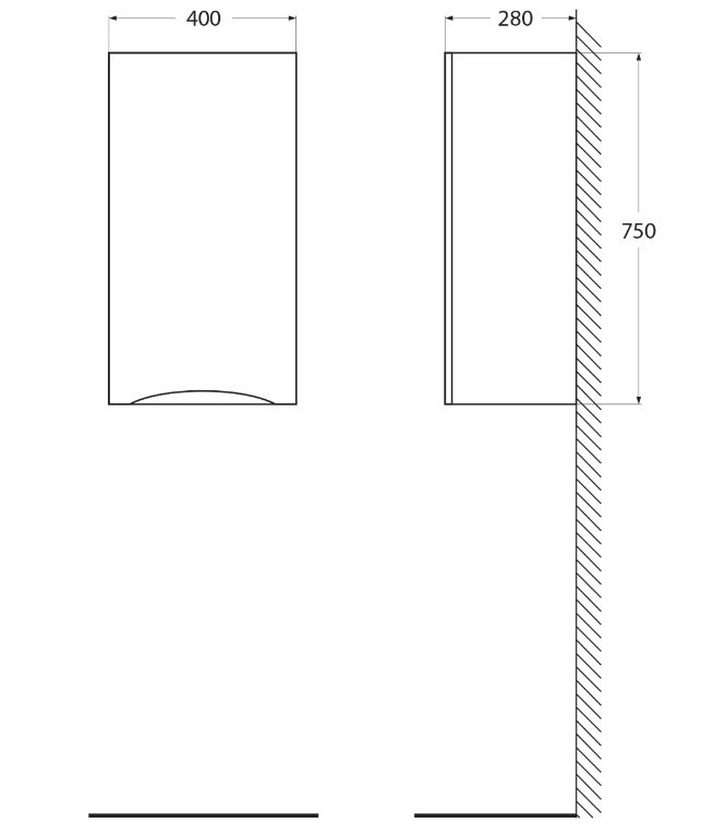 Приобрести шкаф подвесной belbagno fly-marino-750-1a-sc-bl-p-r 40 см, правый, bianco lucido