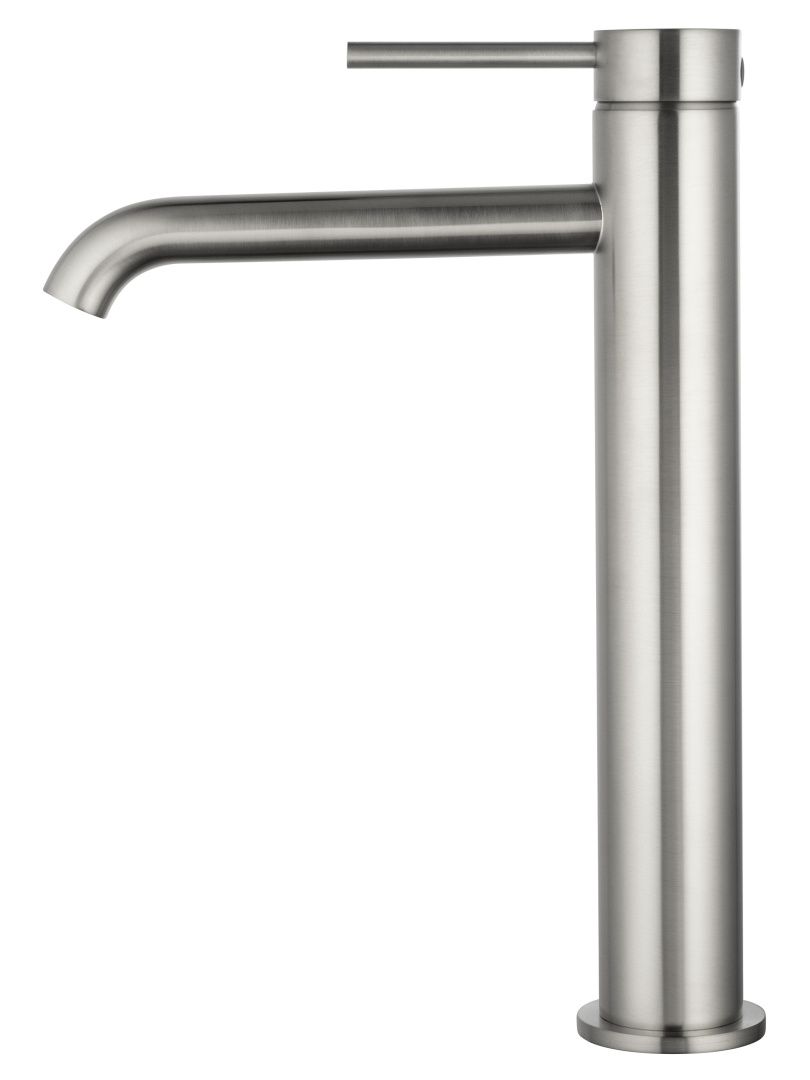 Приобрести смеситель для раковины высокий wonzon & woghand stick, брашированный никель (ww-88239017-bn)