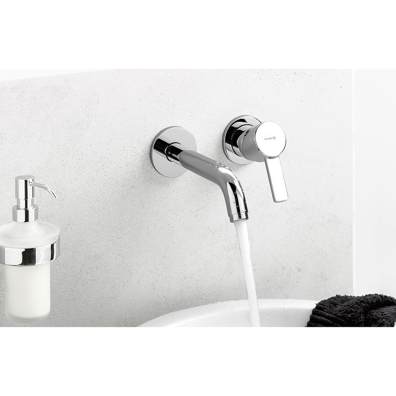 Приобрести kludi zenta однорычажный смеситель для раковины, внешняя монтажная часть, излив 170 мм, арт. 382440575