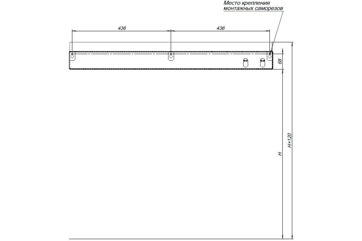 Приобрести aquanet полка магнум 90x12 см черная матовая, с крючками 00302222