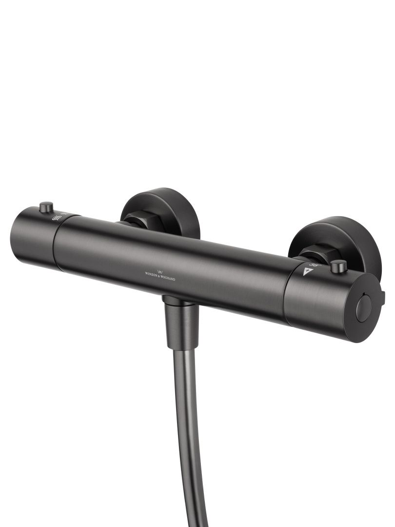 Приобрести смеситель для душа с термостатом wonzon & woghand inn 3, темный графит (ww-b2065-a-bgg)