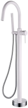 Boheme Смеситель для ванны Uno, напольный, белый\хром 469-WCR