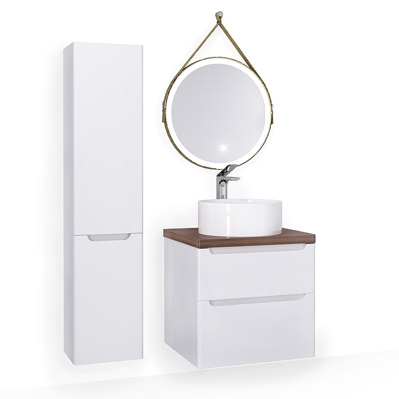 Приобрести jorno зеркало wood 50 см, с подсветкой, датчик движения, кожа