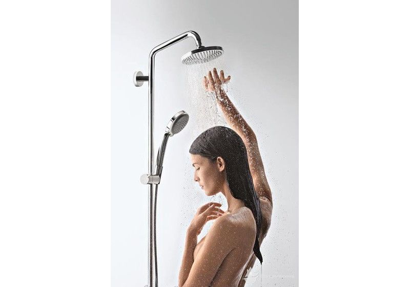 Приобрести 27224000 croma 220 showerpipe reno, поворотный держатель 400 мм, ½’