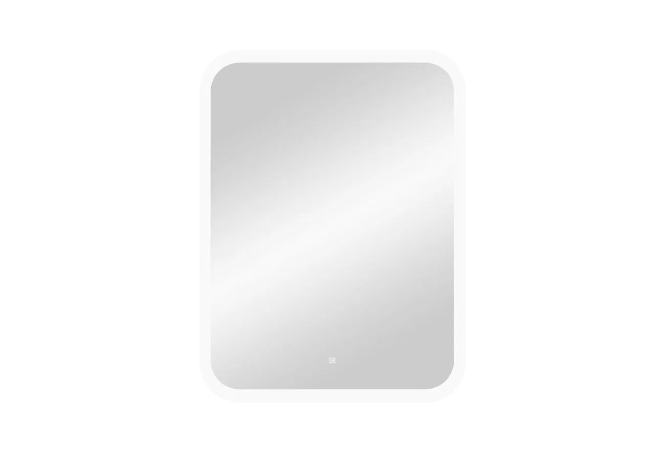 Приобрести continent зеркало с подсветкой glamour 60х80 см, белое