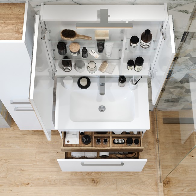 Приобрести briz тумба подвесная valencia 60 см, белая, т18-60