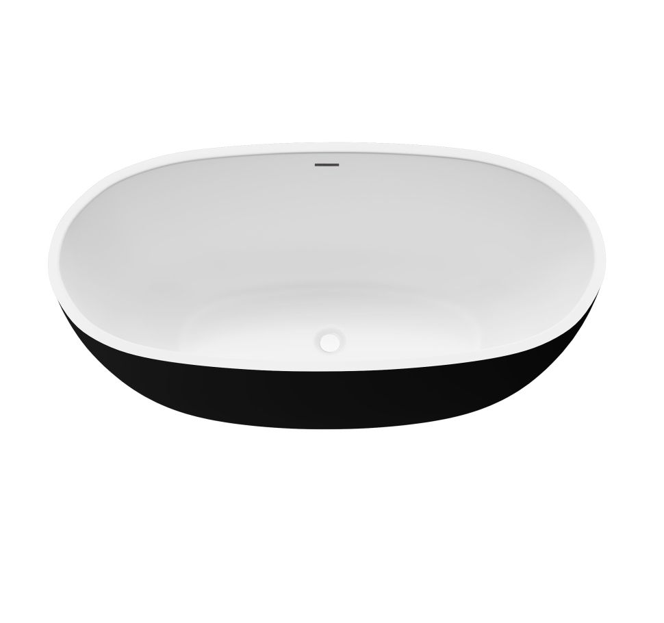 Приобрести grossman отдельностоящая ванна classic 150x78 см, черная матовая gr-2403mb