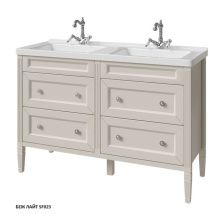 Caprigo Тумба с раковиной ALBION CONCEPT 125 см, светло серая