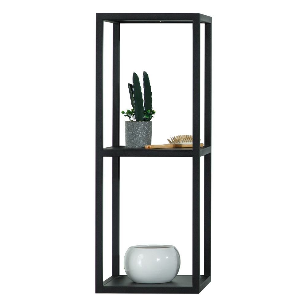 Приобрести cezares полка металическая cadro 58 см, подвесная , черная cadro-30/30/80-2c-so-met-st