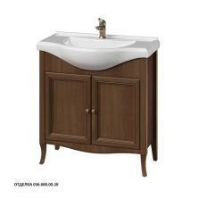 Caprigo Тумба с раковиной LION 80 см, темное дерево, экошпон 38311 2