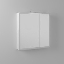 Briz Зеркало шкаф ESTEL 80х80 см, белое, ШНЗ28-80