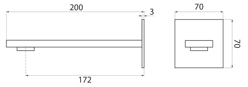 Приобрести cezares излив для ванны и раковины unika, золото unika-scv-03/24