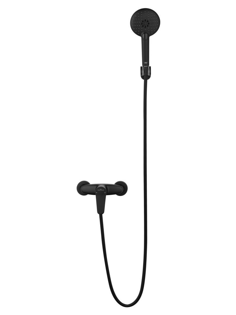 Приобрести смеситель для душа wonzon & woghand alfa, черный матовый (ww-ae3102-mb)