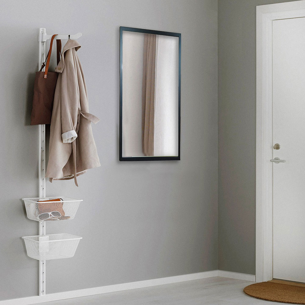 Приобрести azario зеркало опера блэк 50х95см, черное,  фр-00001486