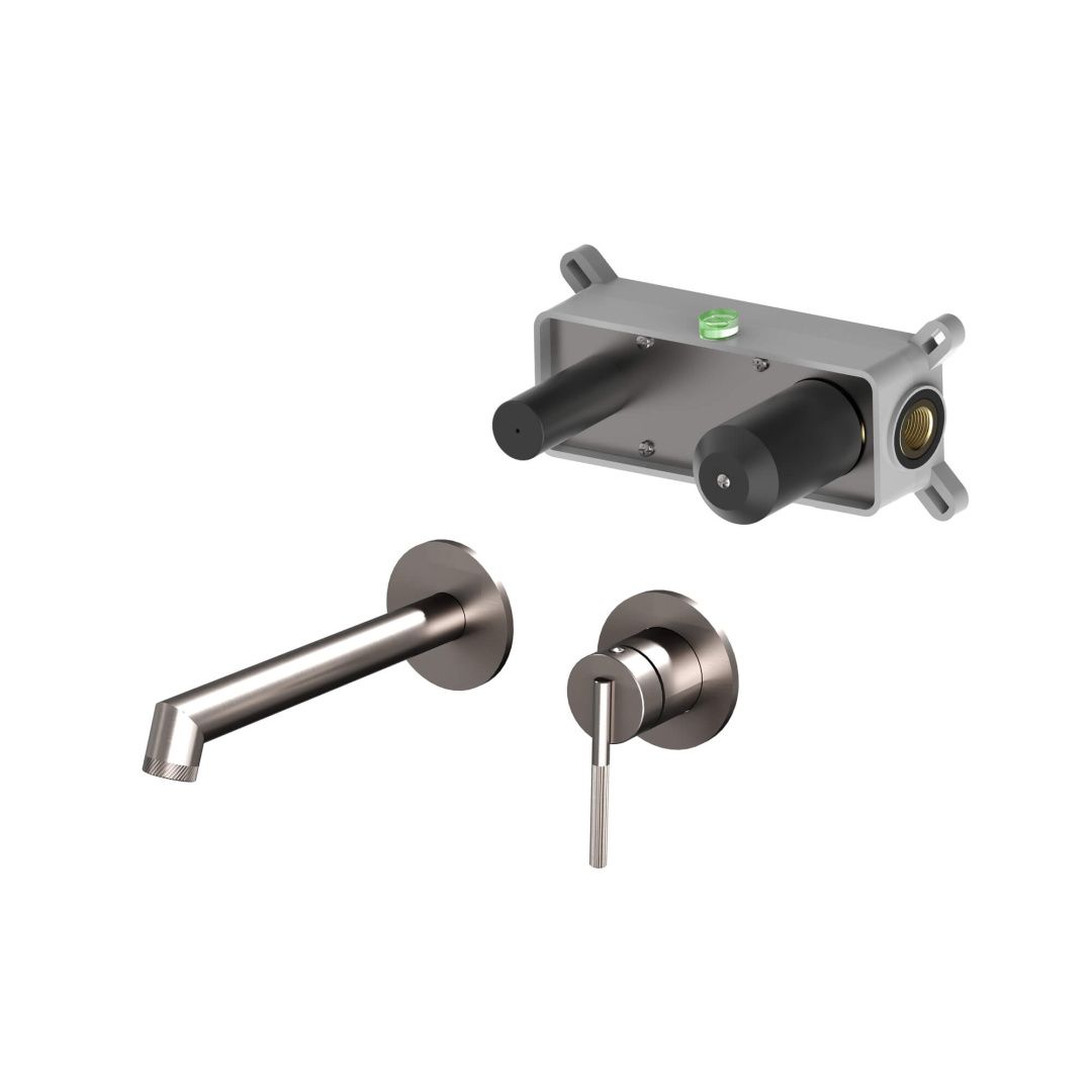 Приобрести hayzburg настенный смеситель для раковины, никель hb-4003bn