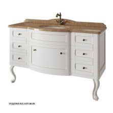 Caprigo Тумба с раковиной IMPERIO 140 см, голубая, эмаль