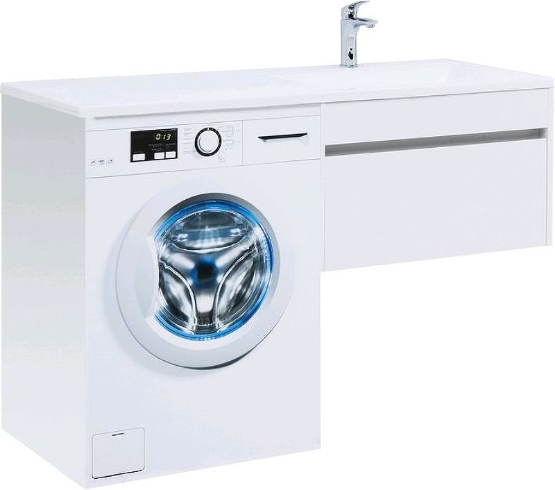 Приобрести aquanet тумба с раковиной токио 68 см, белая (подвесная, 1 ящик)