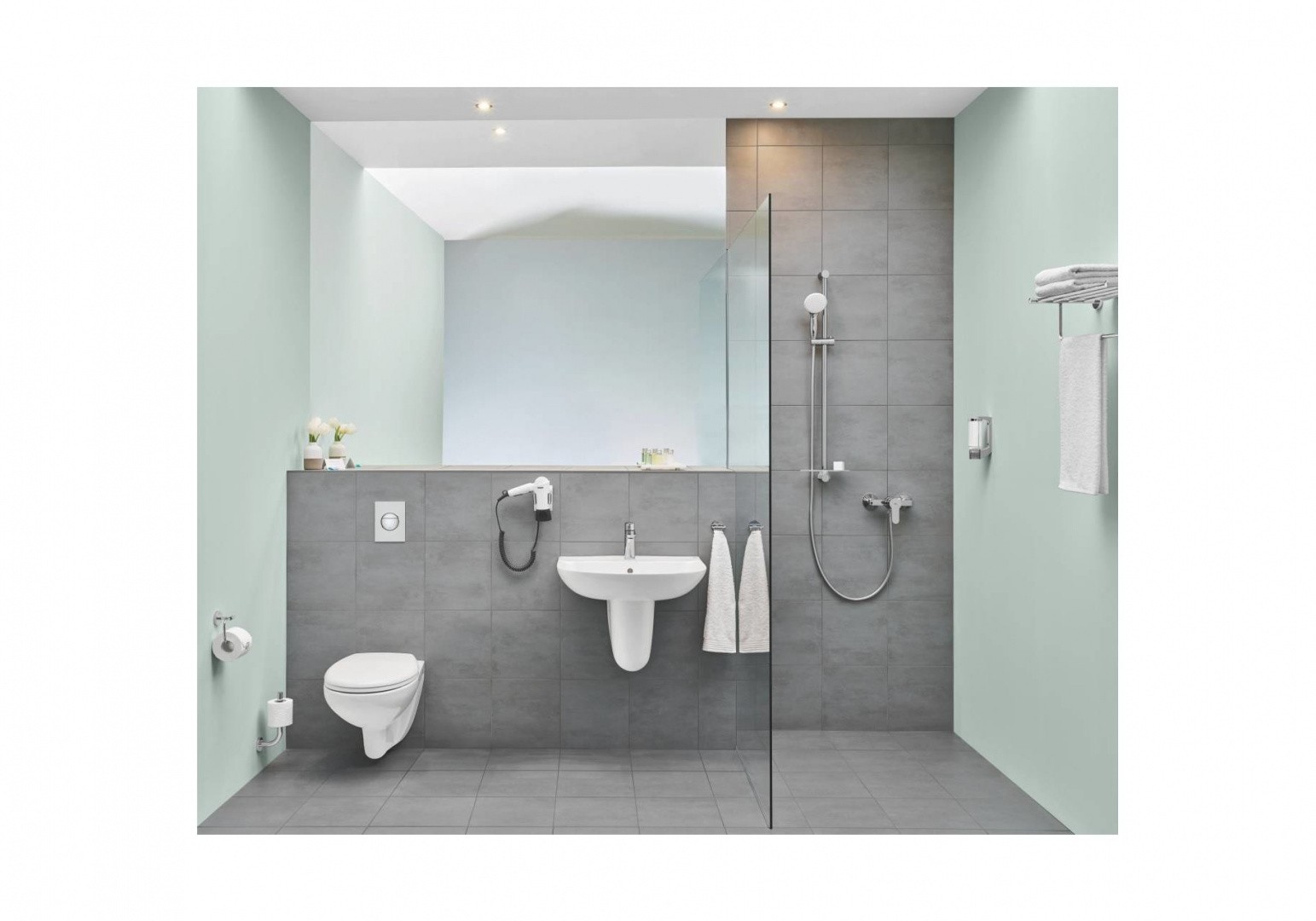 Приобрести унитаз подвесной безободковый grohe bau ceramic 39427000