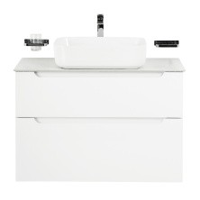 BelBagno Тумба со столешницей ETNA-H60 100 см, подвесная Bianco Lucido