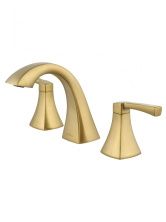 Смеситель для раковины на 3 отверстия WONZON & WOGHAND FLEX, Брашированное золото (WW-88083095-BG)