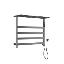Полотенцесушитель электрический с полкой WONZON & WOGHAND ESSEN, Темный графит (WW-A402-GM)