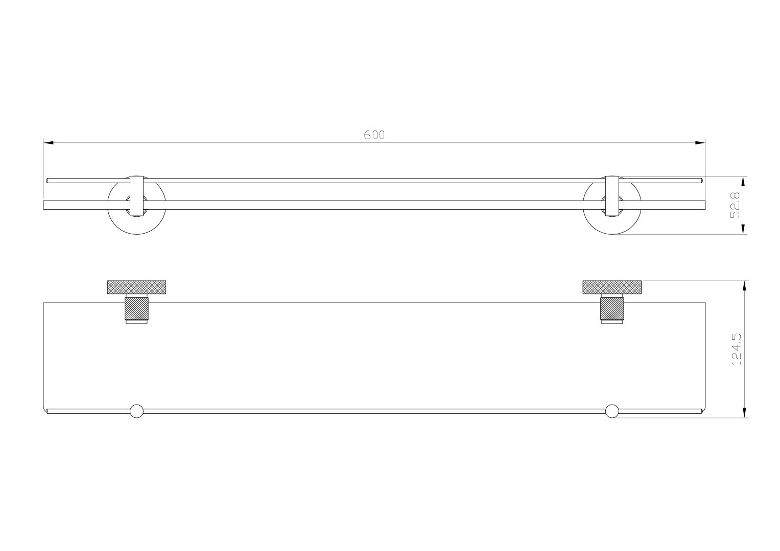 Приобрести стеклянная полка для ванной wonzon & woghand majestic, черный/золото (ww-9227)