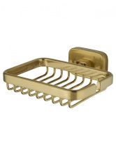 Мыльница с держателем WONZON & WOGHAND GRAFFITY, Брашированное золото (WW-9324-BG)