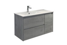 Сomforty Тумба с раковиной "Бремен-90", дуб белый