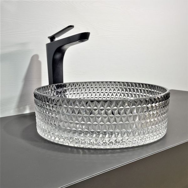 Приобрести comforty раковина накладная gl10 36х44 см стеклянная