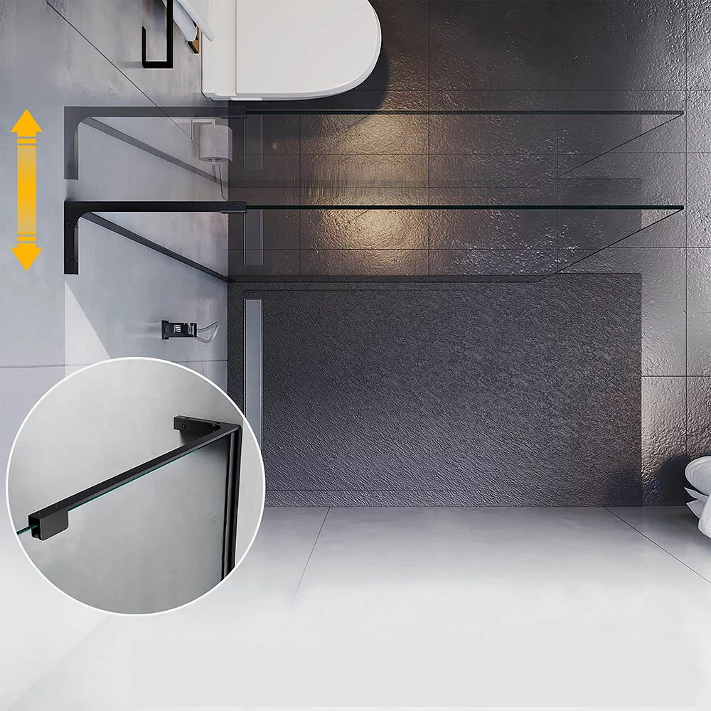 Приобрести veconi душевая перегородка korato 110x200 см, хром, прозрачное kr72-110-01-c7